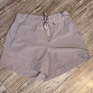Apana Purple/Gray Activewear Shorts- Medium